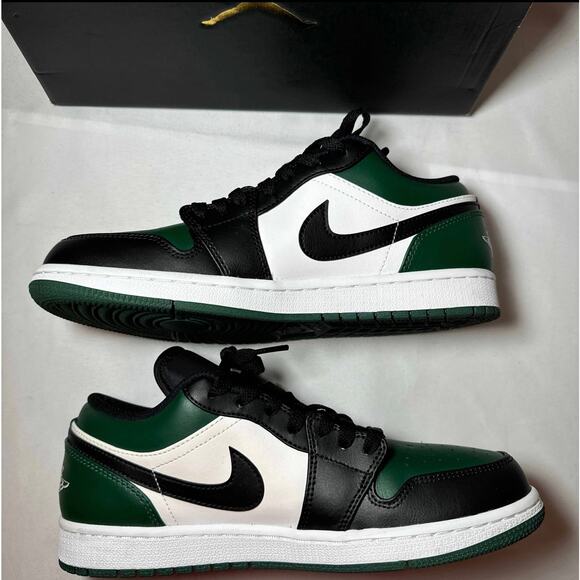 Size 8 - Nike Air Jordan 1 Low Green Toe Men\'s Shoes Ships Now main image 5